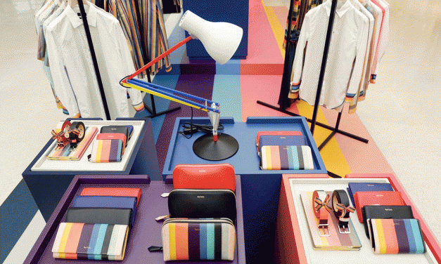 Paul Smith The Artist Stripe Pop up Shop