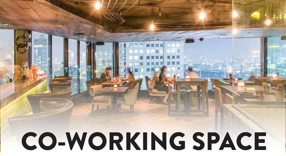 โคเวิร์คกิ้งสเปซ (co-working space) แห่งใหม่กับวิวที่สวยที่สุด